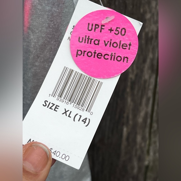 Betsey Johnson sequin heart metallic swimsuit NWT - Picture 6 of 6